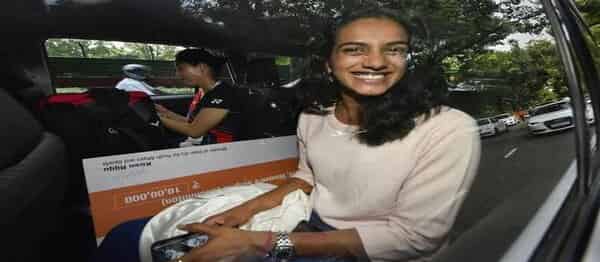 World champion P.V. Sindhu returns to India